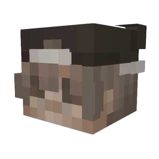 Callyour Minecraft avatar head, 3D render
