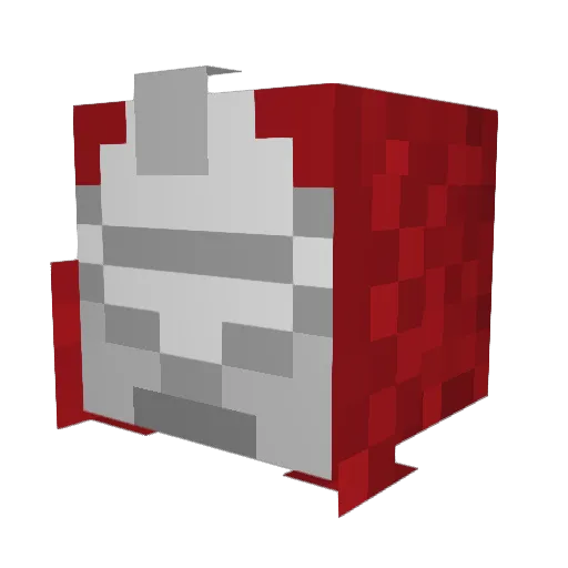 Callzza Minecraft avatar head, 3D render