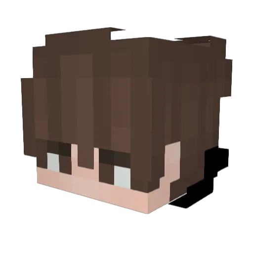 Calm_Wisp Minecraft avatar head, 3D render