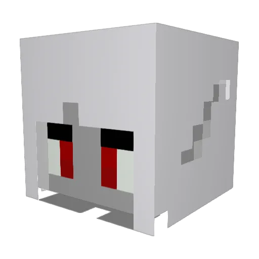 Calmasiss Minecraft avatar head, 3D render