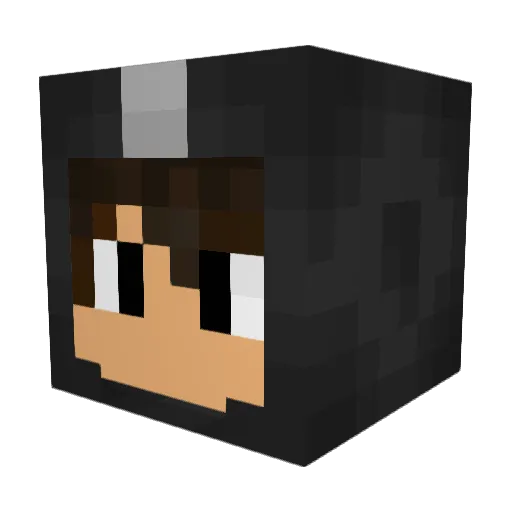 Calsim123 Minecraft avatar head, 3D render