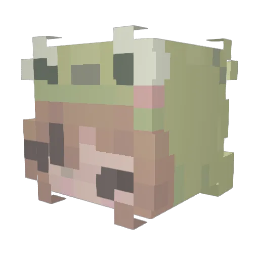 Calum_078 Minecraft avatar head, 3D render