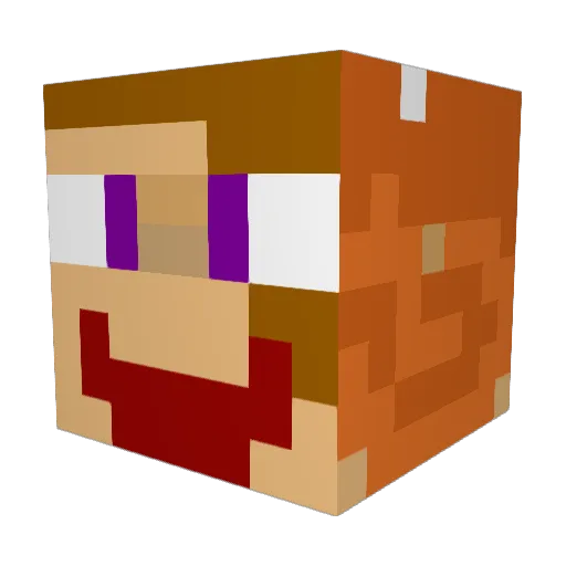 CalvinJames2009 Minecraft avatar head, 3D render