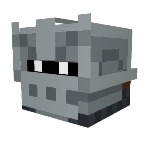 Calvin_1253 Minecraft avatar head, 3D render