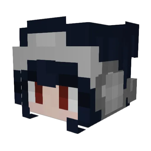 Calypso_Al Minecraft avatar head, 3D render