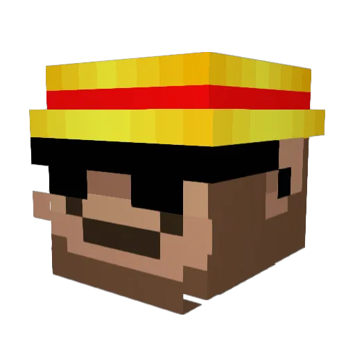 Cam2Steezy808 Minecraft avatar head, 3D render