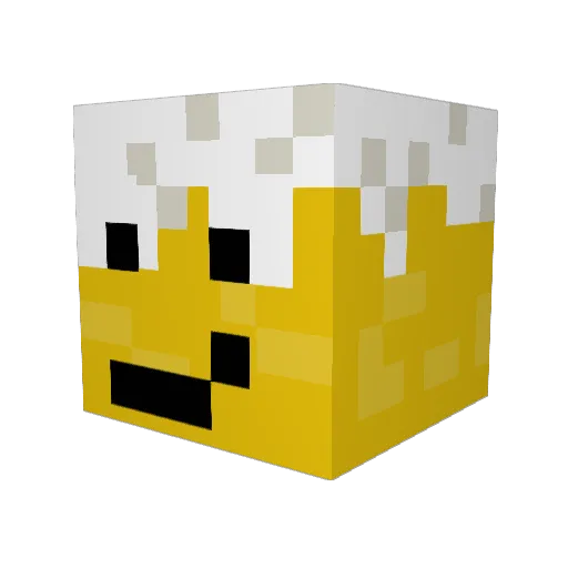 CamBailey29 Minecraft avatar head, 3D render