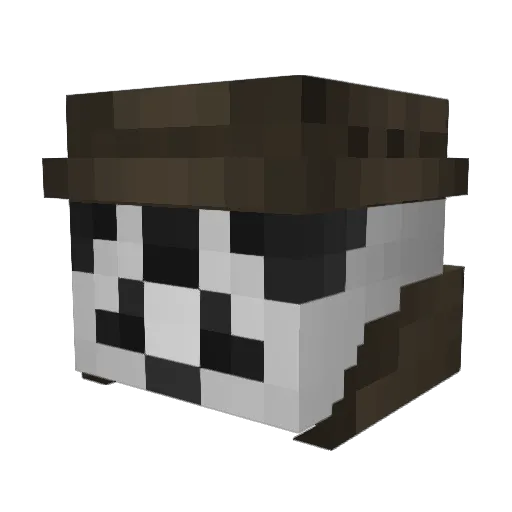 CamBam197 Minecraft avatar head, 3D render