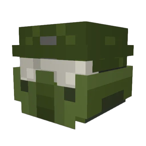 CamBrew Minecraft avatar head, 3D render