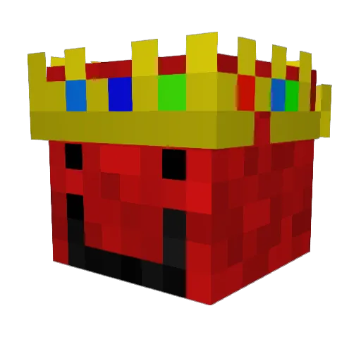CamDaMan10 Minecraft avatar head, 3D render