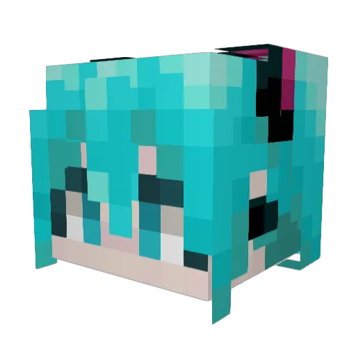CamDog514 Minecraft avatar head, 3D render