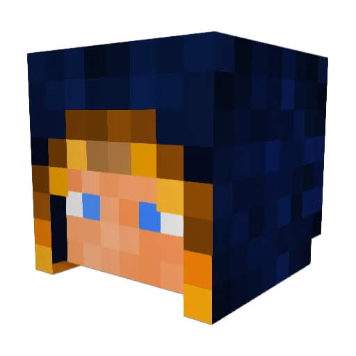 CamJamSauce Minecraft avatar head, 3D render