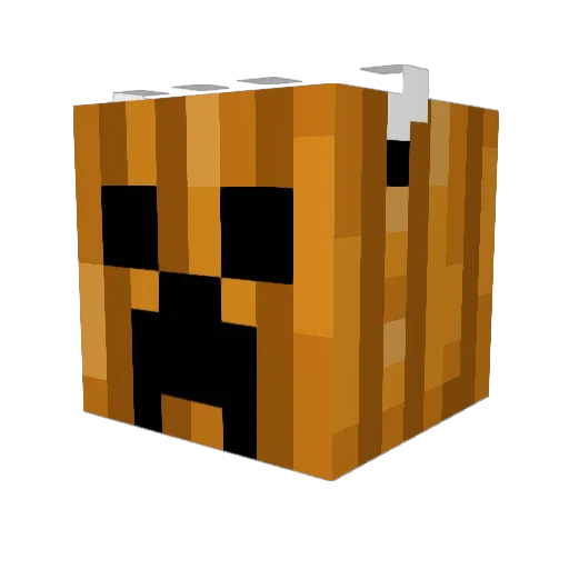 CamKaBam1 Minecraft avatar head, 3D render