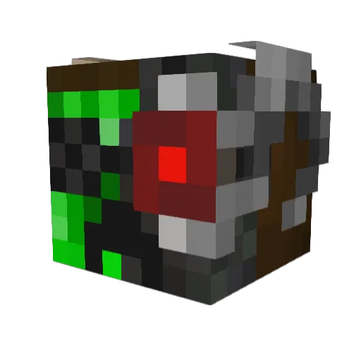 CamM77 Minecraft avatar head, 3D render