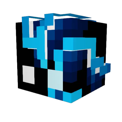 CamSenior Minecraft avatar head, 3D render