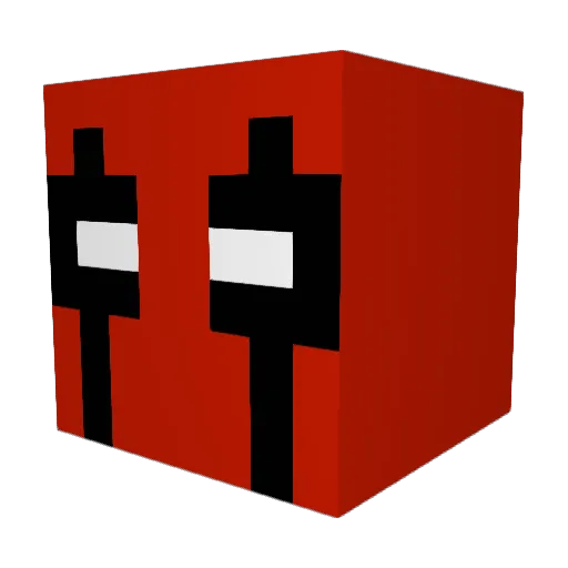 CamToe Minecraft avatar head, 3D render