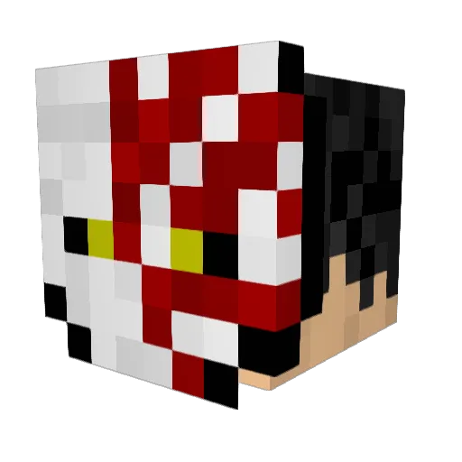 CamTx Minecraft avatar head, 3D render