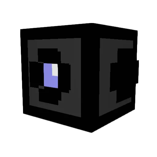 Cam_A Minecraft avatar head, 3D render