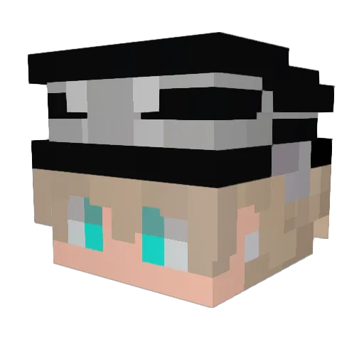 Camaaa2010 Minecraft avatar head, 3D render