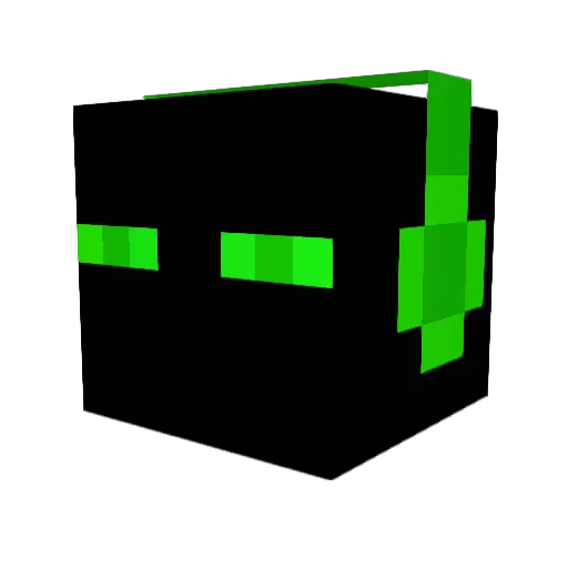 Camanachd Minecraft avatar head, 3D render