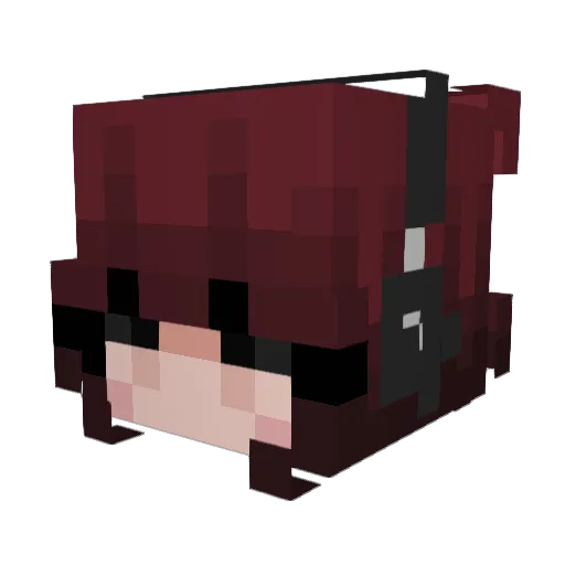 Camancs Minecraft avatar head, 3D render