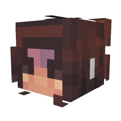Cambio2012 Minecraft avatar head, 3D render