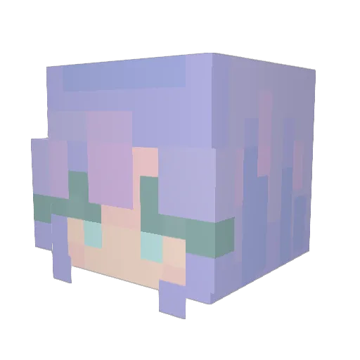 Cambo010 Minecraft avatar head, 3D render