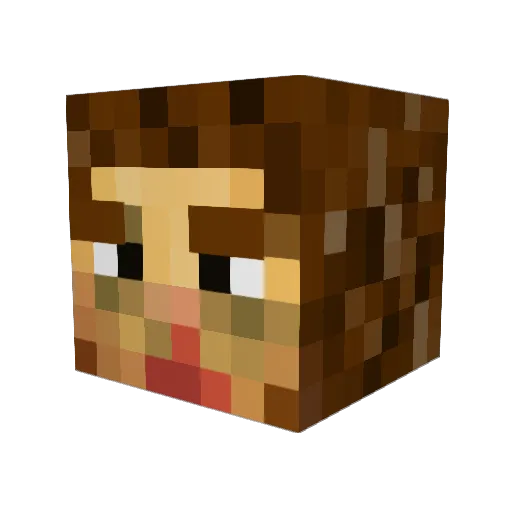 Cambrea123 Minecraft avatar head, 3D render
