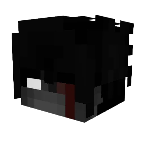 Cambron Minecraft avatar head, 3D render