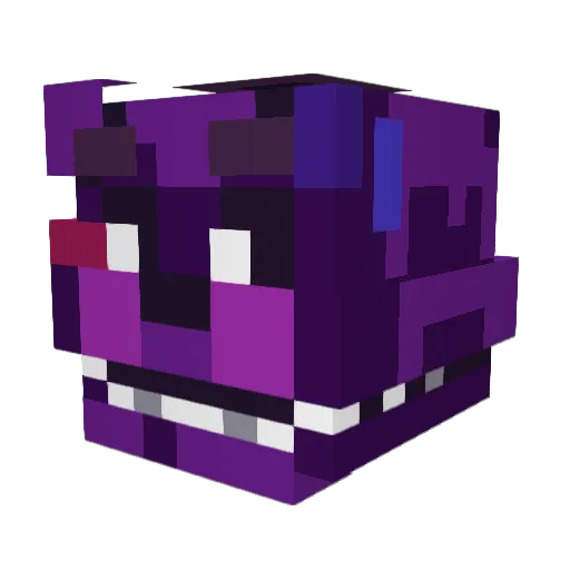 Camcod Minecraft avatar head, 3D render