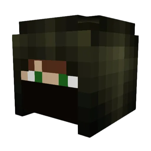 CamdenTheGreat Minecraft avatar head, 3D render