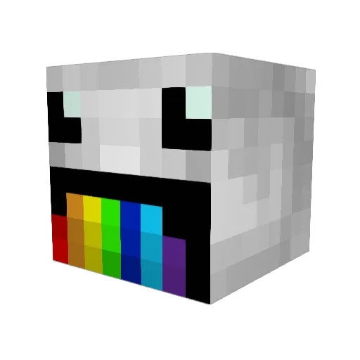 CamelSpit12 Minecraft avatar head, 3D render