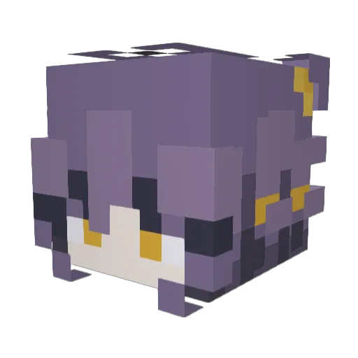 Camellyaa Minecraft avatar head, 3D render