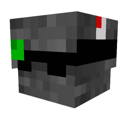 Cameo_Yo Minecraft avatar head, 3D render