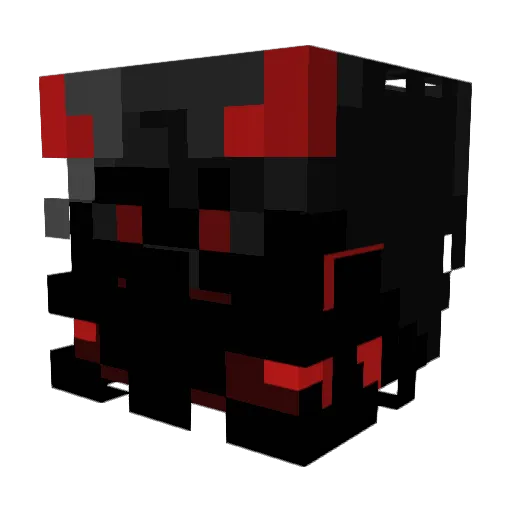 Camera104 Minecraft avatar head, 3D render