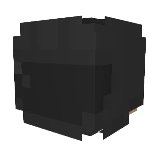 Camerella Minecraft avatar head, 3D render