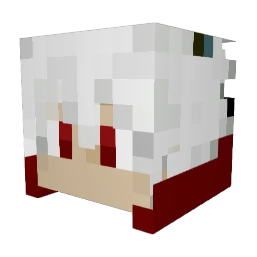 CameronRiley Minecraft avatar head, 3D render