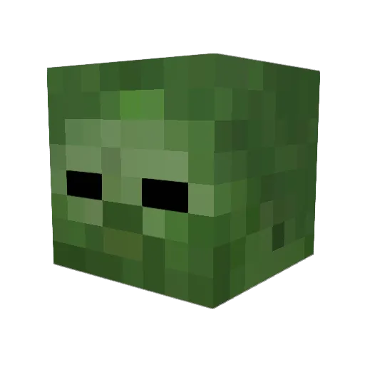 Cami962 Minecraft avatar head, 3D render