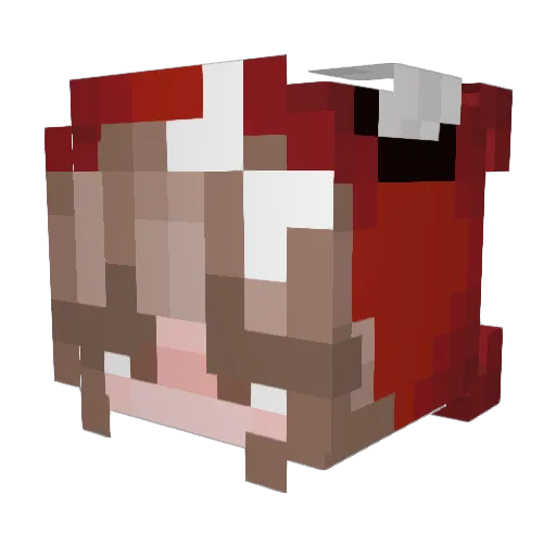 Camii03 Minecraft avatar head, 3D render