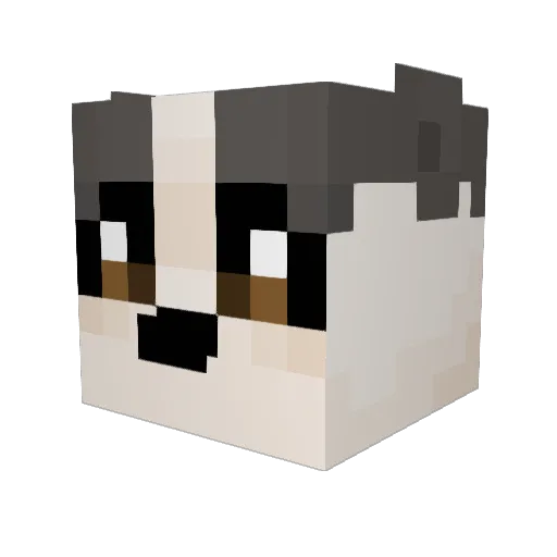 CamileMain Minecraft avatar head, 3D render
