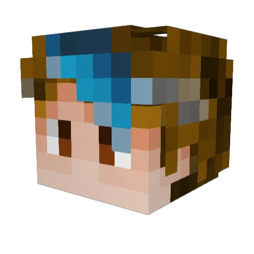 Camileytor2008 Minecraft avatar head, 3D render