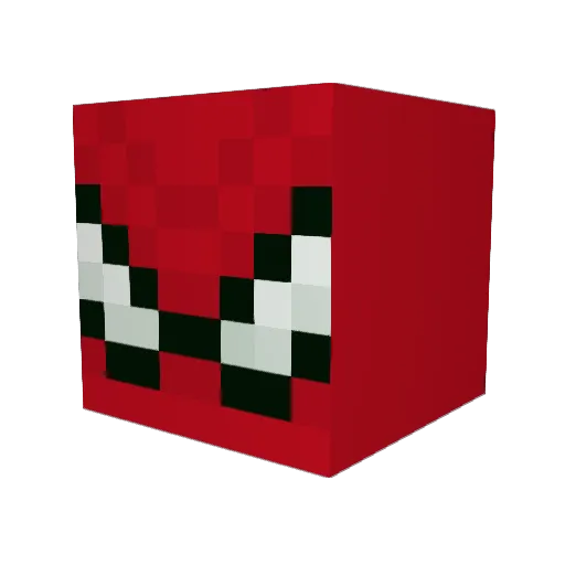 Camililho Minecraft avatar head, 3D render