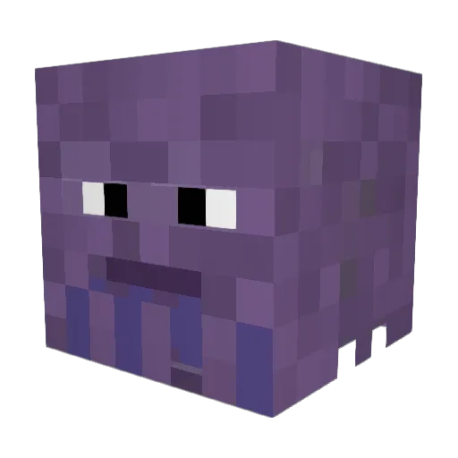 CamilloCaramello Minecraft avatar head, 3D render