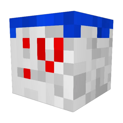 CamiloVix Minecraft avatar head, 3D render