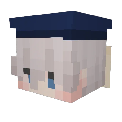 Camiloolr Minecraft avatar head, 3D render