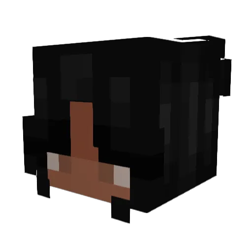 Camm222 Minecraft avatar head, 3D render
