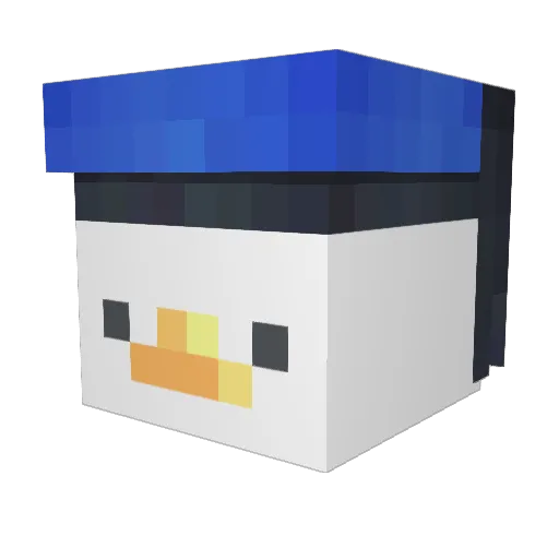 Cammco Minecraft avatar head, 3D render