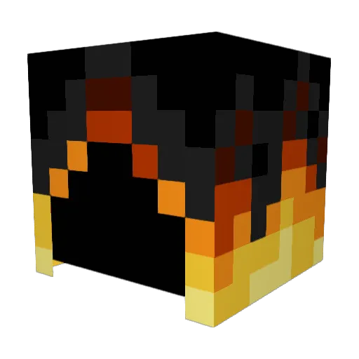 Cammet8 Minecraft avatar head, 3D render