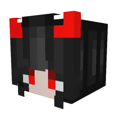 CammiChameleon Minecraft avatar head, 3D render