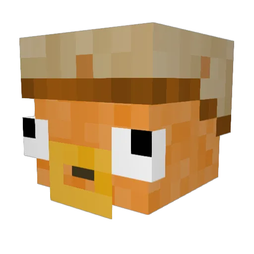 Cammy2191_ Minecraft avatar head, 3D render